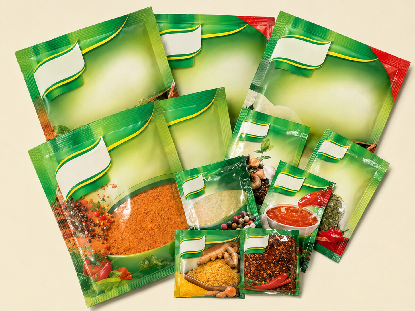 kp trading instant soup packaging