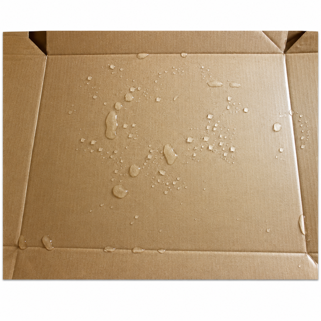 kp trading waxed corrugatted cardboard